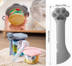 Joyinjojo paw-shaped lids seal cans to prevent drying and spills.