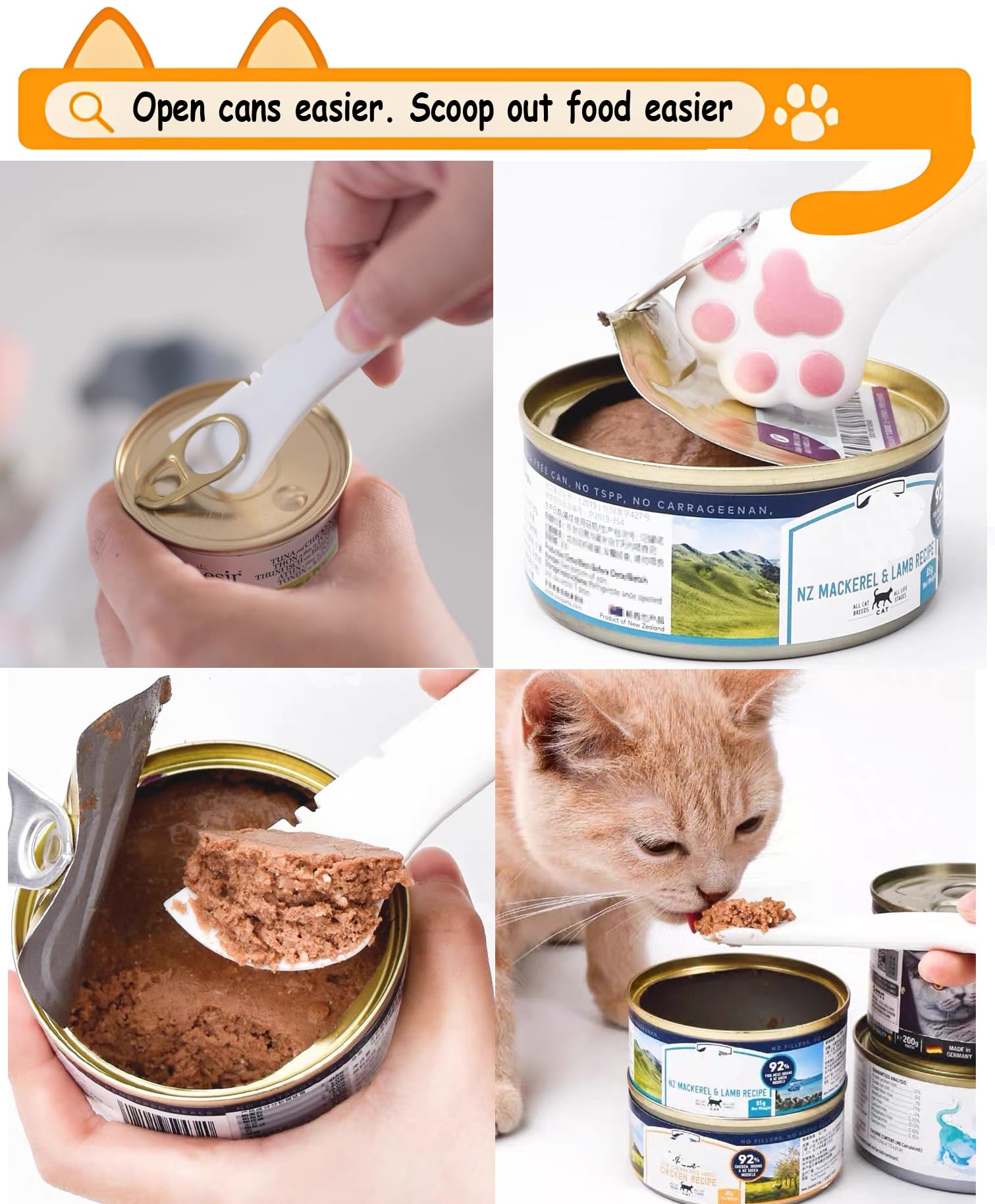 Joyinjojo paw-spoon gift-pack shown as a cute practical feeding accessory.