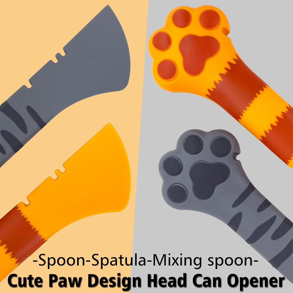 Joyinjojo small-cans-friendly spoon reaches bottom and corners for complete serving.