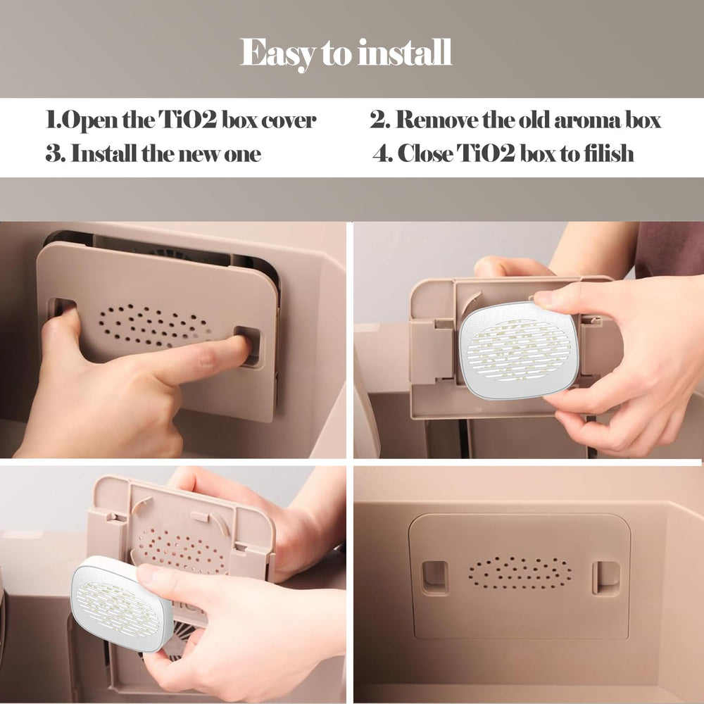 Joymiuz seamless fit with PetSnowy Snow+ enables consistent odor control.