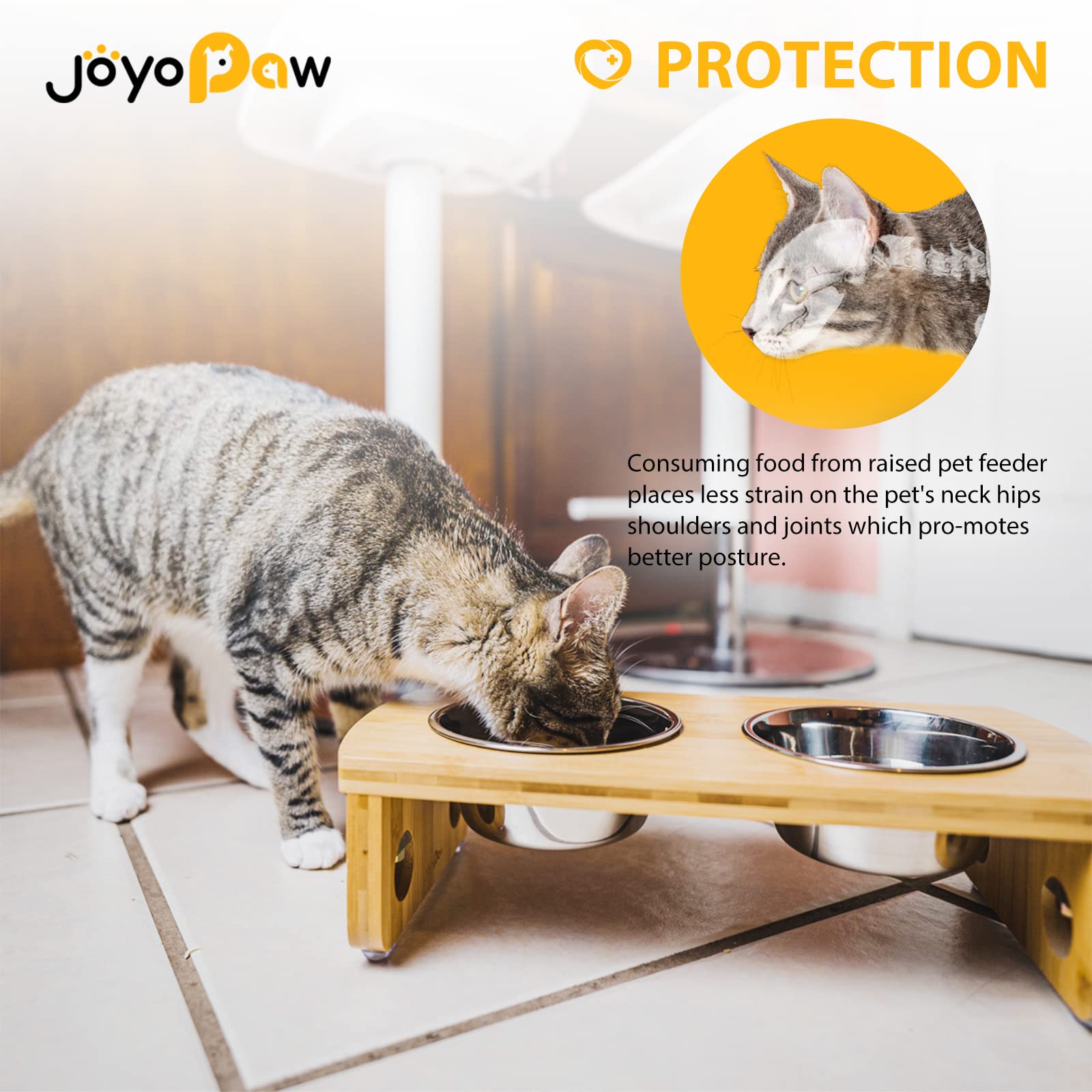JOYOPAW elevated-feeder-assembly quick-setup tool-free