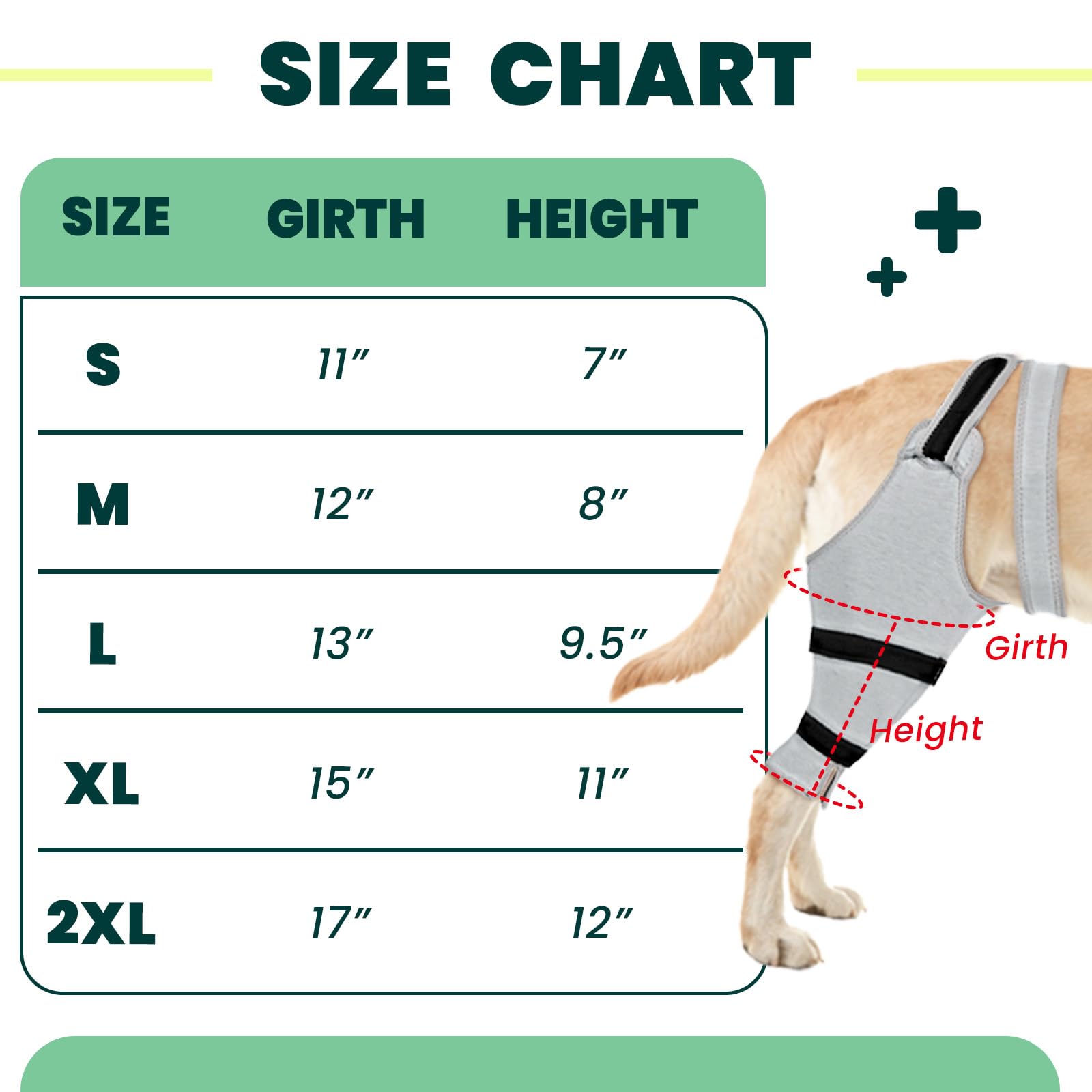 Joypig dog rear leg sleeve includes QR guide for confident setup.