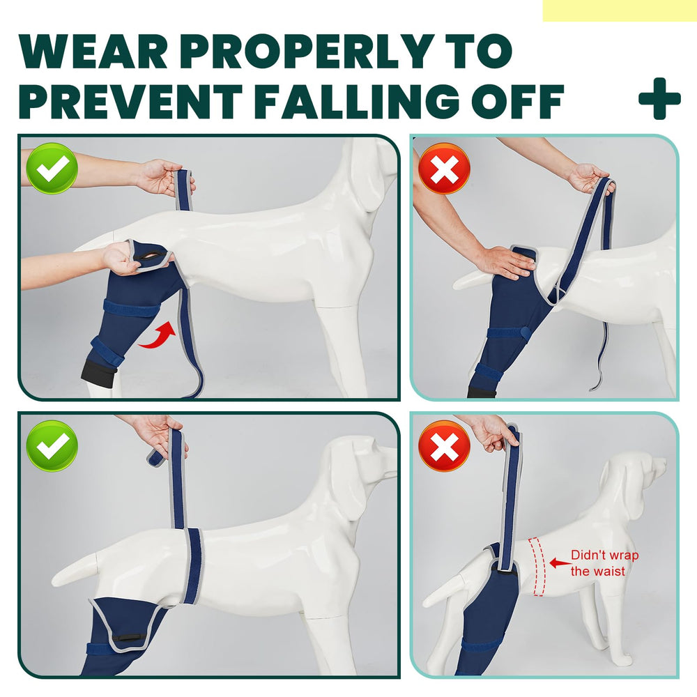 Joypig Sleeve potty-friendly design near hind leg supports easy bathroom access.