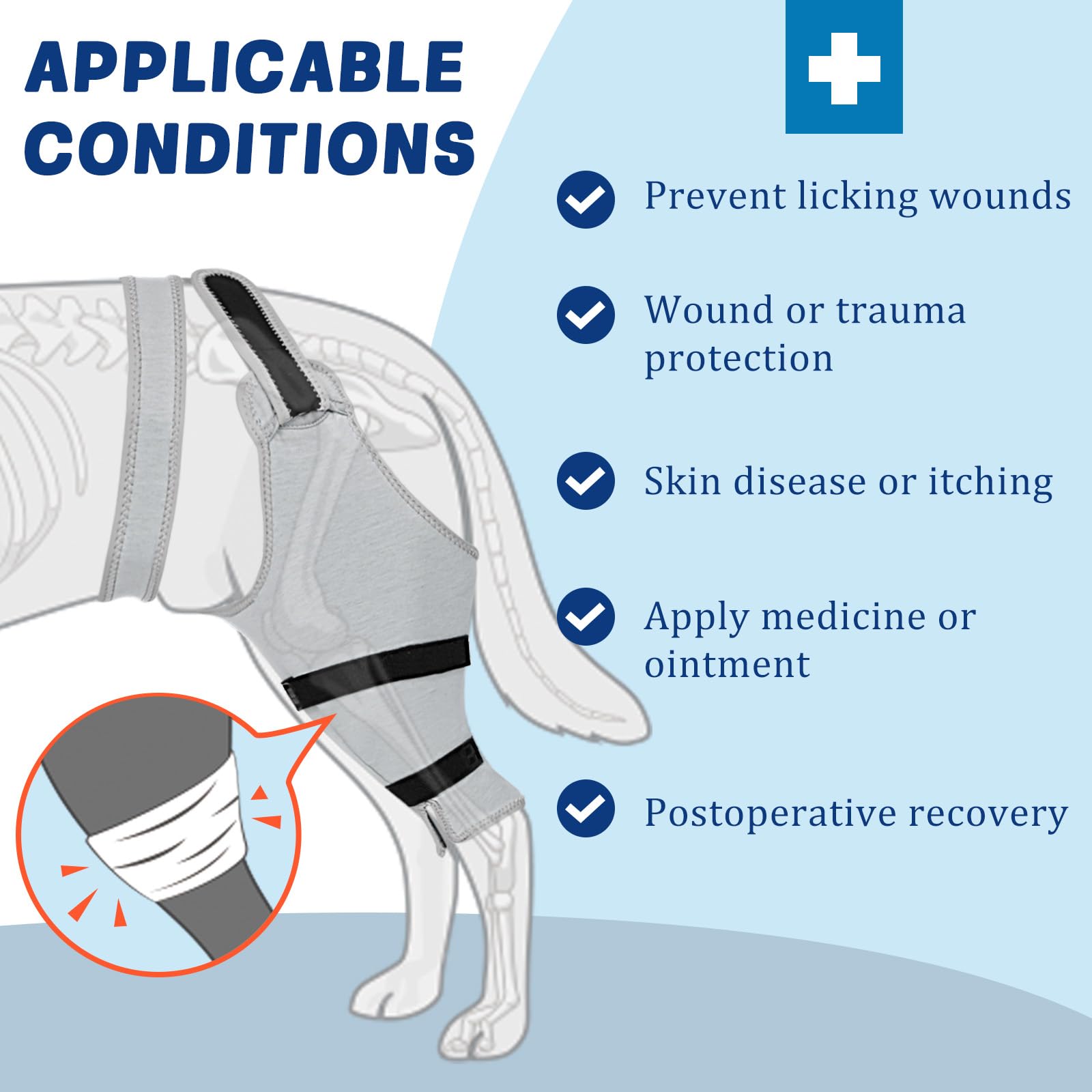 Joypig sleeve fits male and female dogs for versatile use