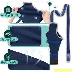 Joypig Sleeve soft breathable fabric ensures all-day hind-leg comfort.