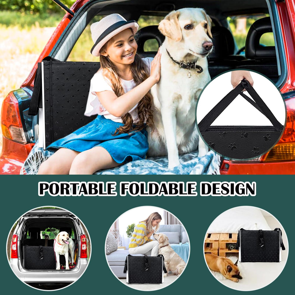 Joyrally dog stairs for indoor outdoor use to reach beds.