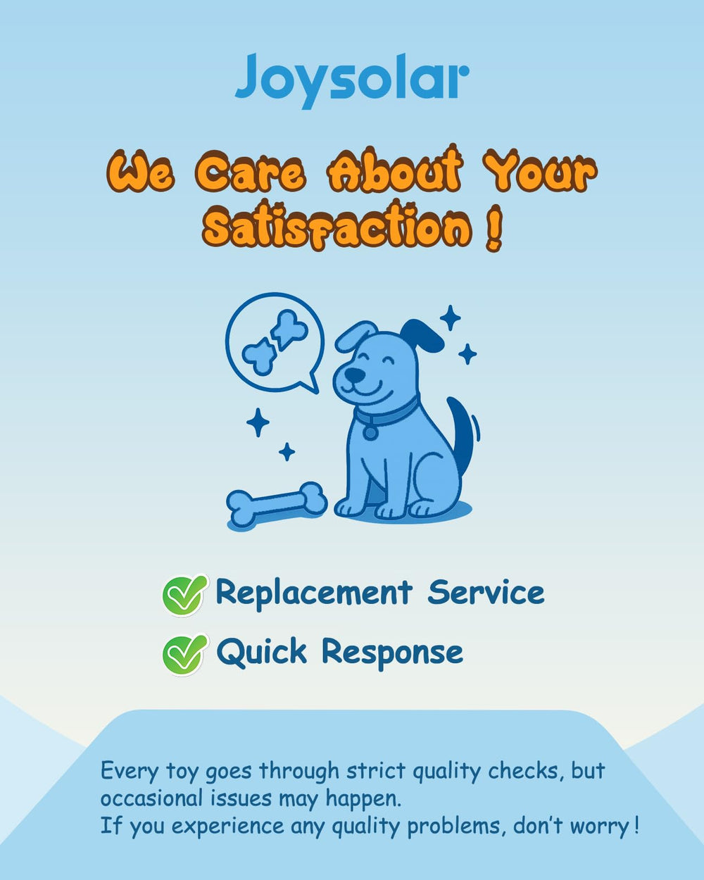 JoySolar gift-ready packaging makes a thoughtful present for dogs.