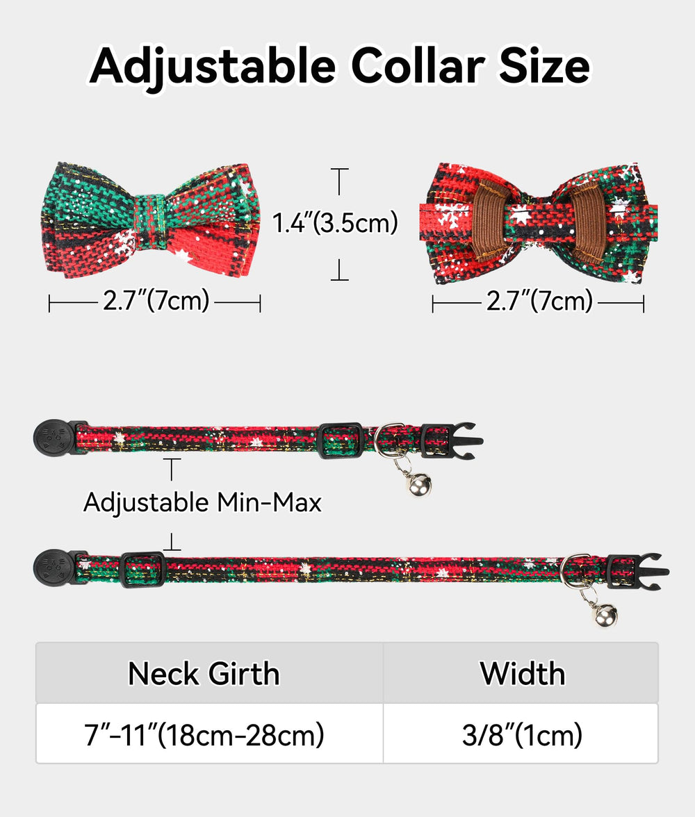 Joytale adjustable neck collar demonstrates customizable sizing for cats and kittens.