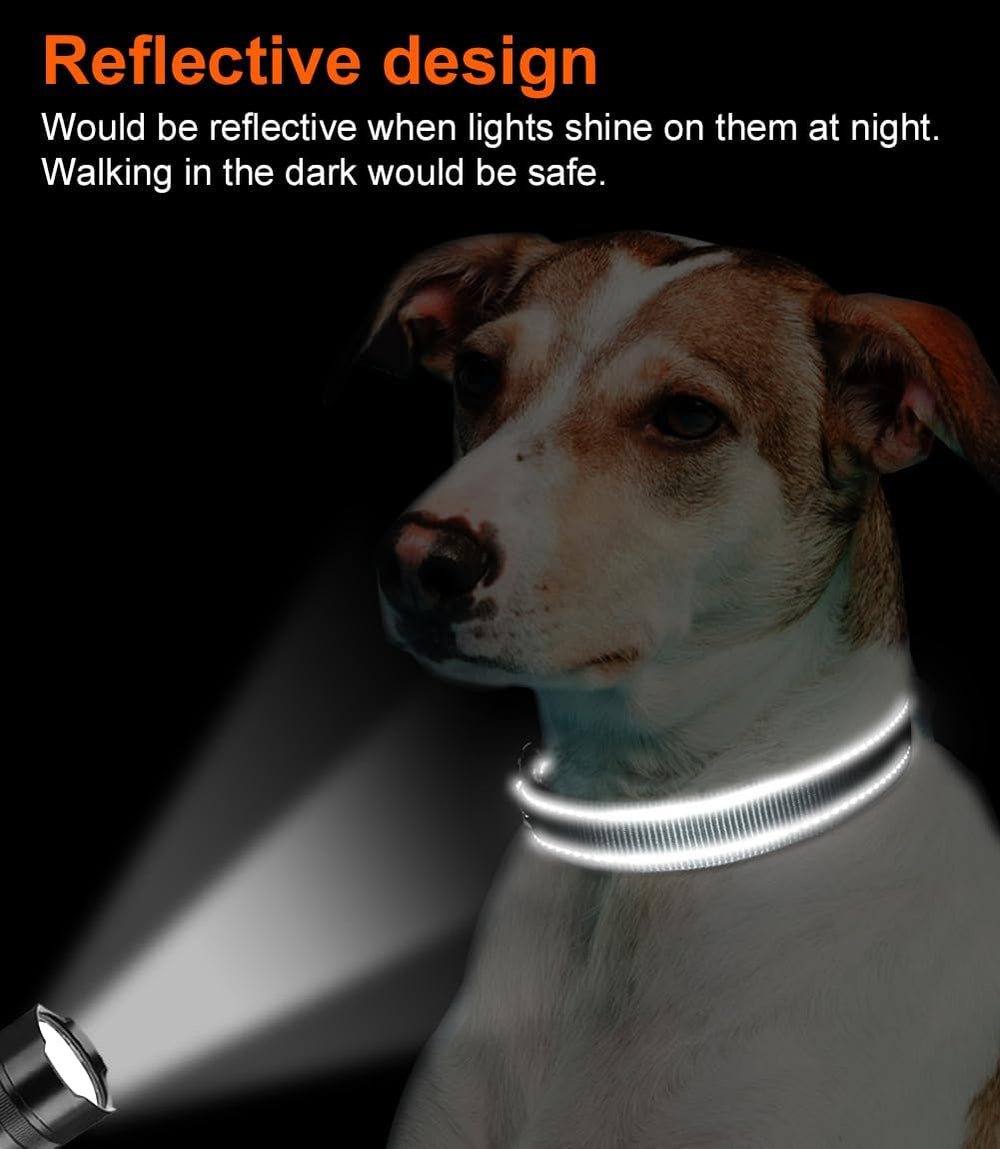 Joytale adjustable neck collar provides all-day comfortable fit for growing dogs.