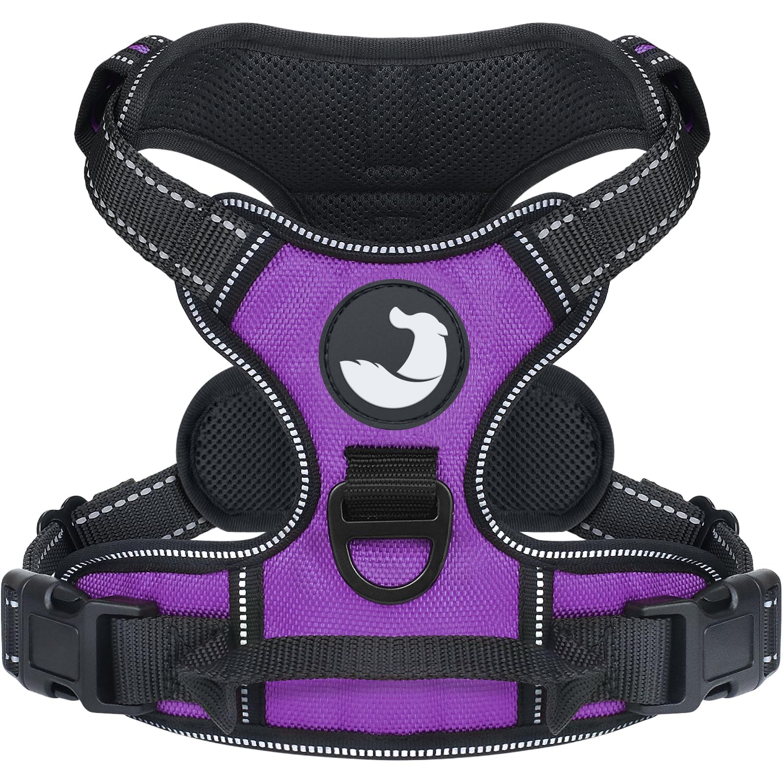 Joytale back clip harness in purple offering a reliable leash option