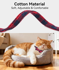 Joytale cat collar with bell helps locate your cat by sound.