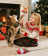 Joytale catnip ball wand ready for a playful chase indoors