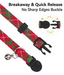Joytale plaid style collar available in vibrant color options