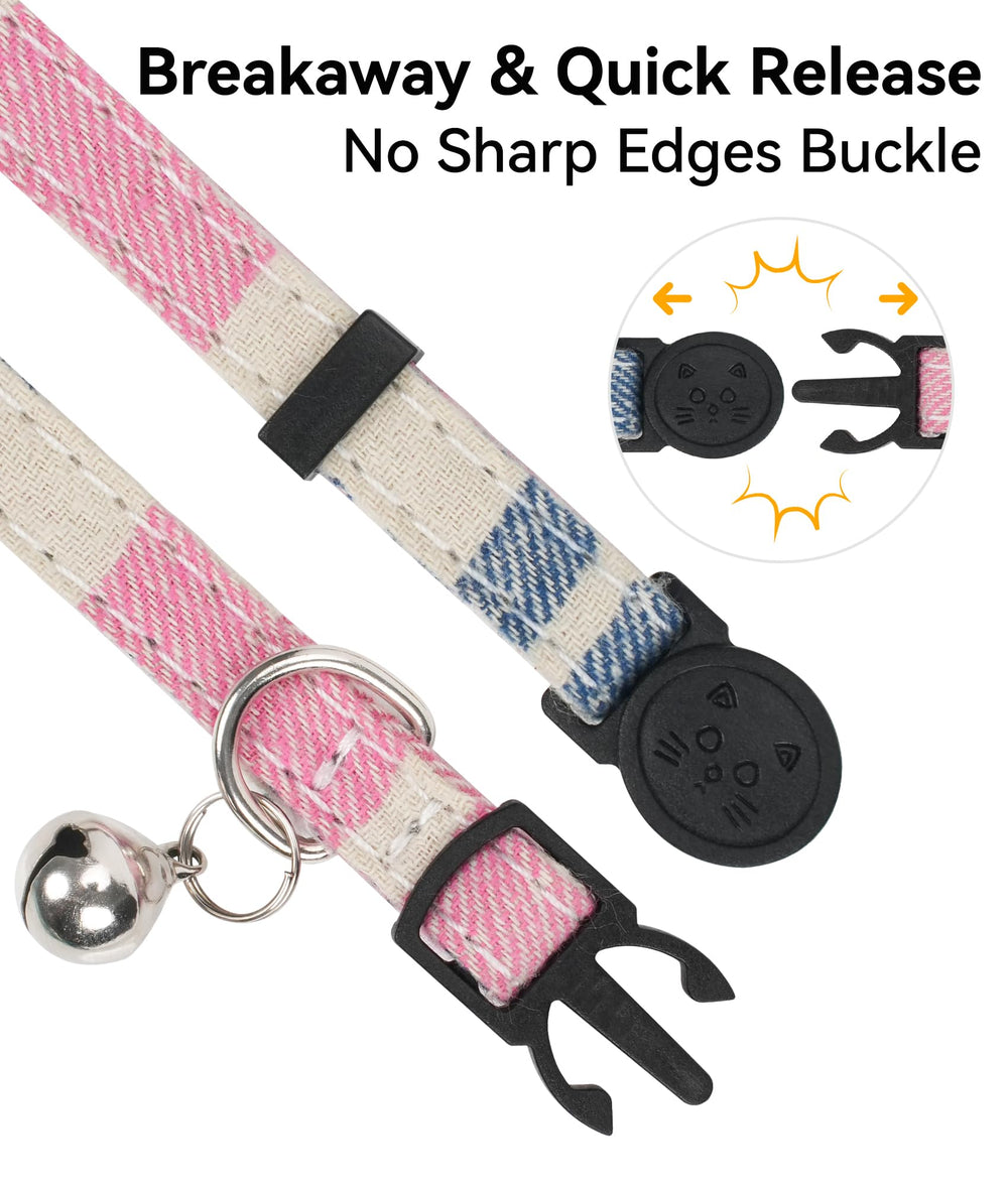 Joytale cotton soft collar: 100% cotton fabric for gentle all-day wear.