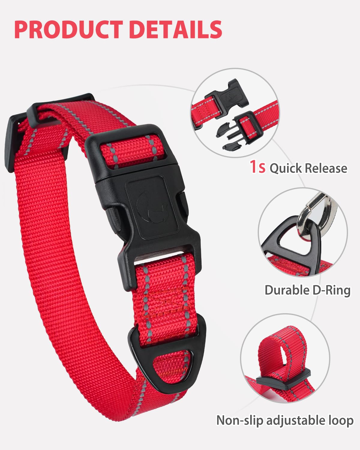 Joytale 360-degree reflective safety improves visibility in low light.