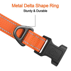 Joytale dog collar soft neoprene padding helps prevent chafing during walks