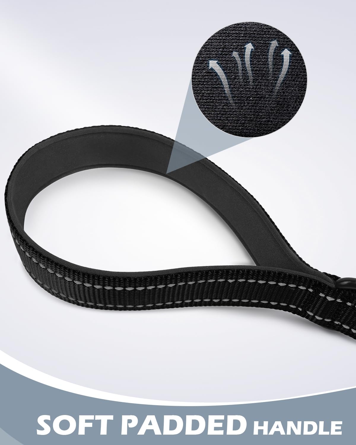 Joytale dog leash offers three length options for flexible training setups.