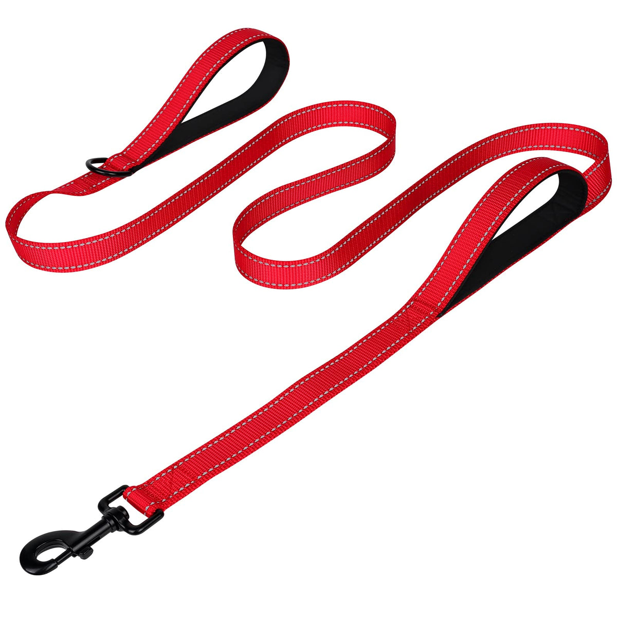 Joytale heavy-duty leash dual handles for safer controlled walks.