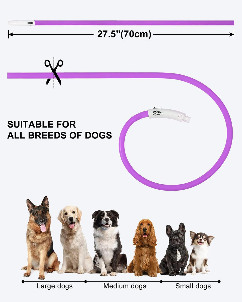 Joytale glow-in-the-dark design boosts safety during night walks.