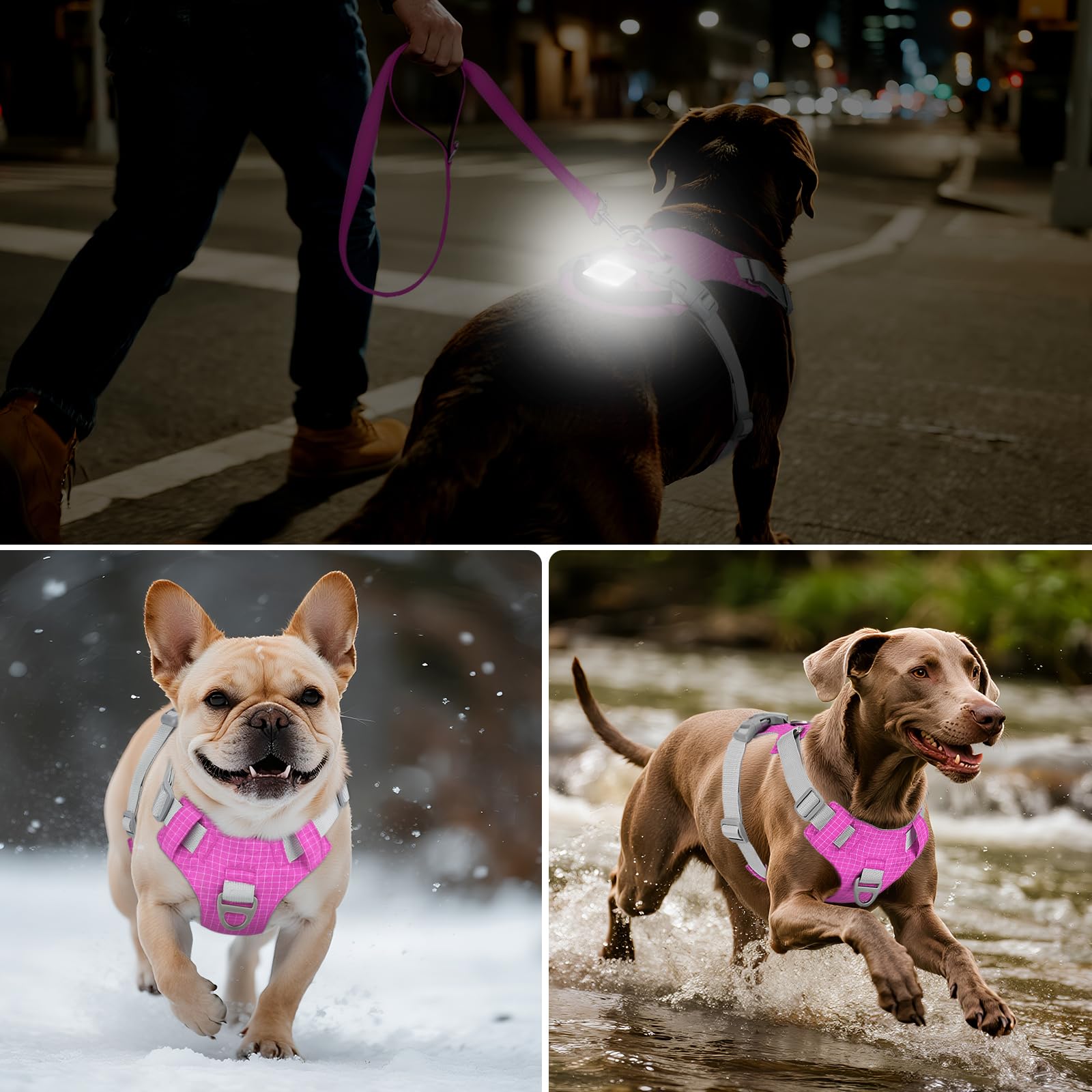 Joytale lightweight breathable material keeping dogs cool during runs