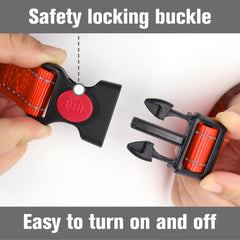 Joytale Martingale collar quick-release buckle close-up for emergency removal.