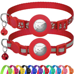 Joytale reflective AirTag cat collar holder enables real-time tracking