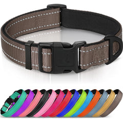 Joytale reflective dog collar night-visibility keeps your large dog visible on night walks.