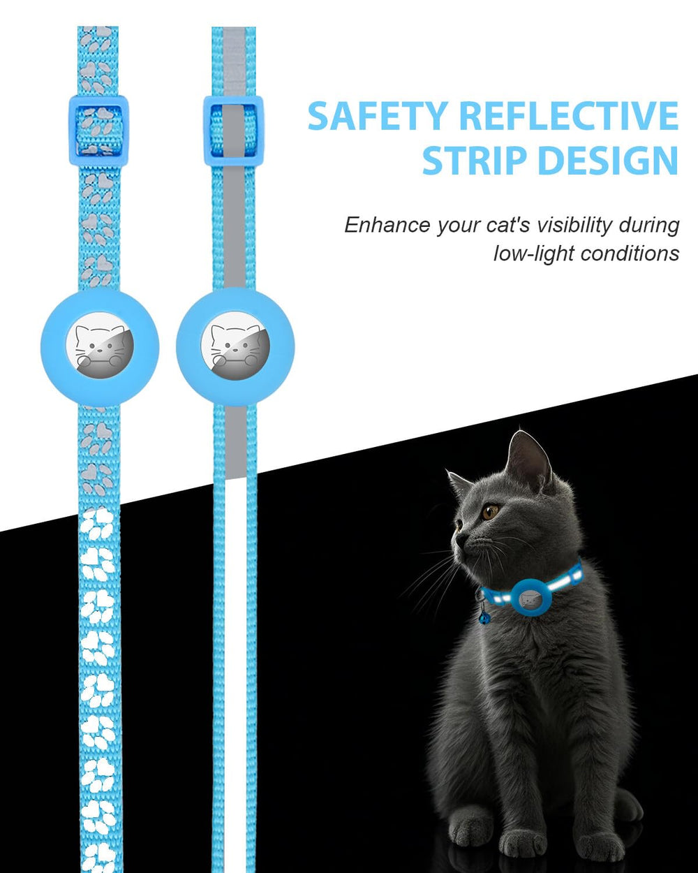 Joytale reflective strips night view showcases enhanced visibility during evening outdoor play.