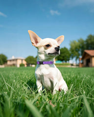 Joytale small dog collar quick-release buckle demonstrated for easy on/off