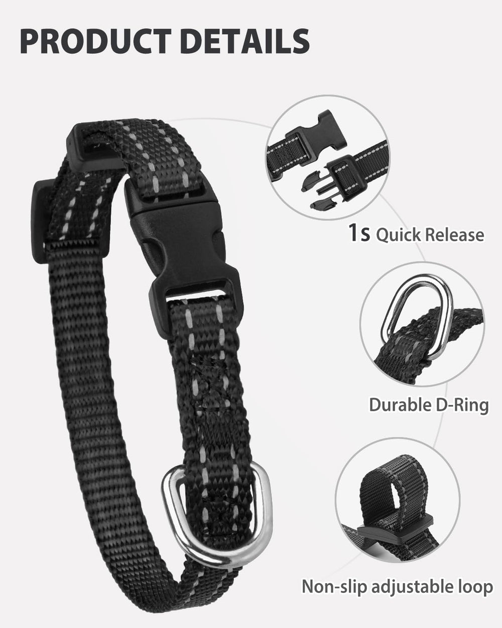 Joytale soft high-density nylon strap feels lightweight and comfortable.