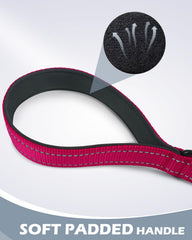 Joytale strong short dog leash heavy-duty-clip prevents twisting for secure daily walks.