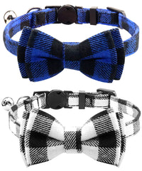 Joytale upgraded plaid cat-collar design for stylish daily wear.