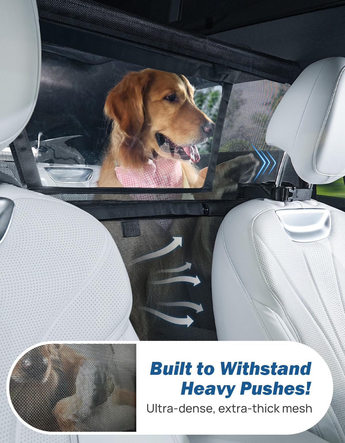 JOYTUTUS breathable mesh promotes airflow while keeping pets secure.