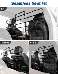 JOYTUTUS barrier demonstrating adjustable width for fit across vehicles