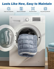 JOYTUTUS dog mat bed machine washable for easy cleanup after adventures.