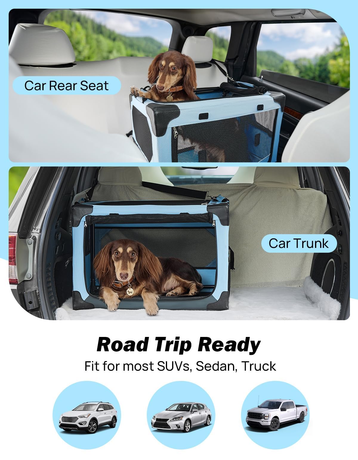 JOYTUTUS portable crate folds flat for easy storage and travel.