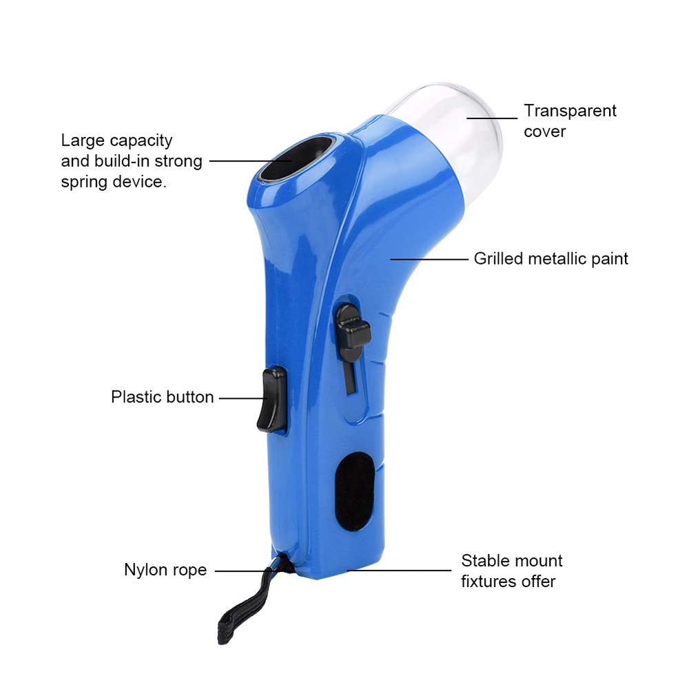 Joyzan Dog Food Catapult features easy trigger-action with spring-loaded mechanism