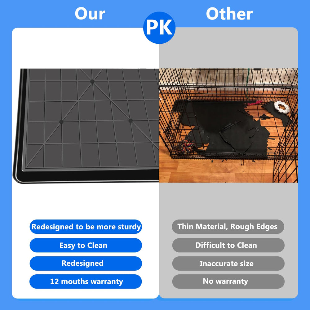 JOZERMADE 41-inch tray-fit 42-crate image conveys precise dimensions for compatible crates