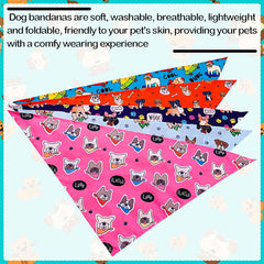 JpGdn big dog bandana showing bone motif for party looks