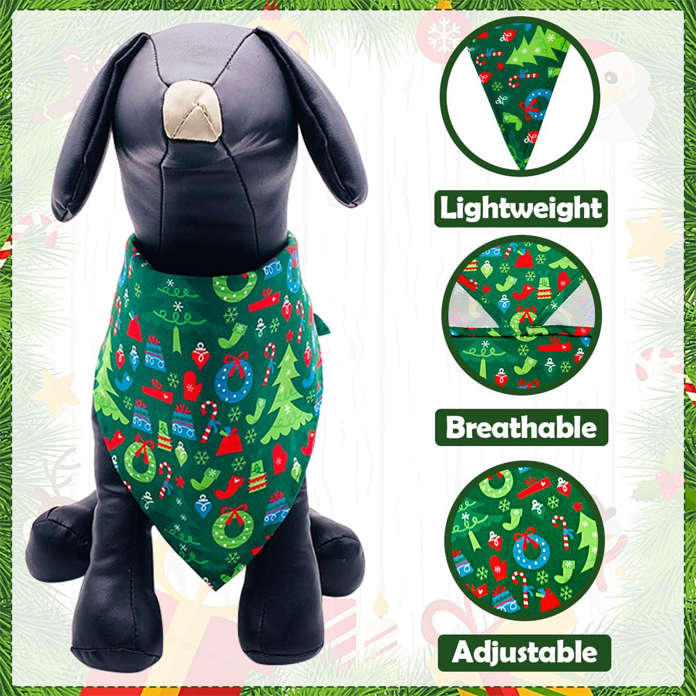 JpGdn Christmas tree design bandana adds festive flair for everyday wear