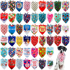 JpGdn Christmas dog bandana with snowman design for festive dress-up and photo moments