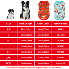 JpGdn Hawaiian dog shirt pattern highlights tropical Hawaii elements for vacation-ready looks