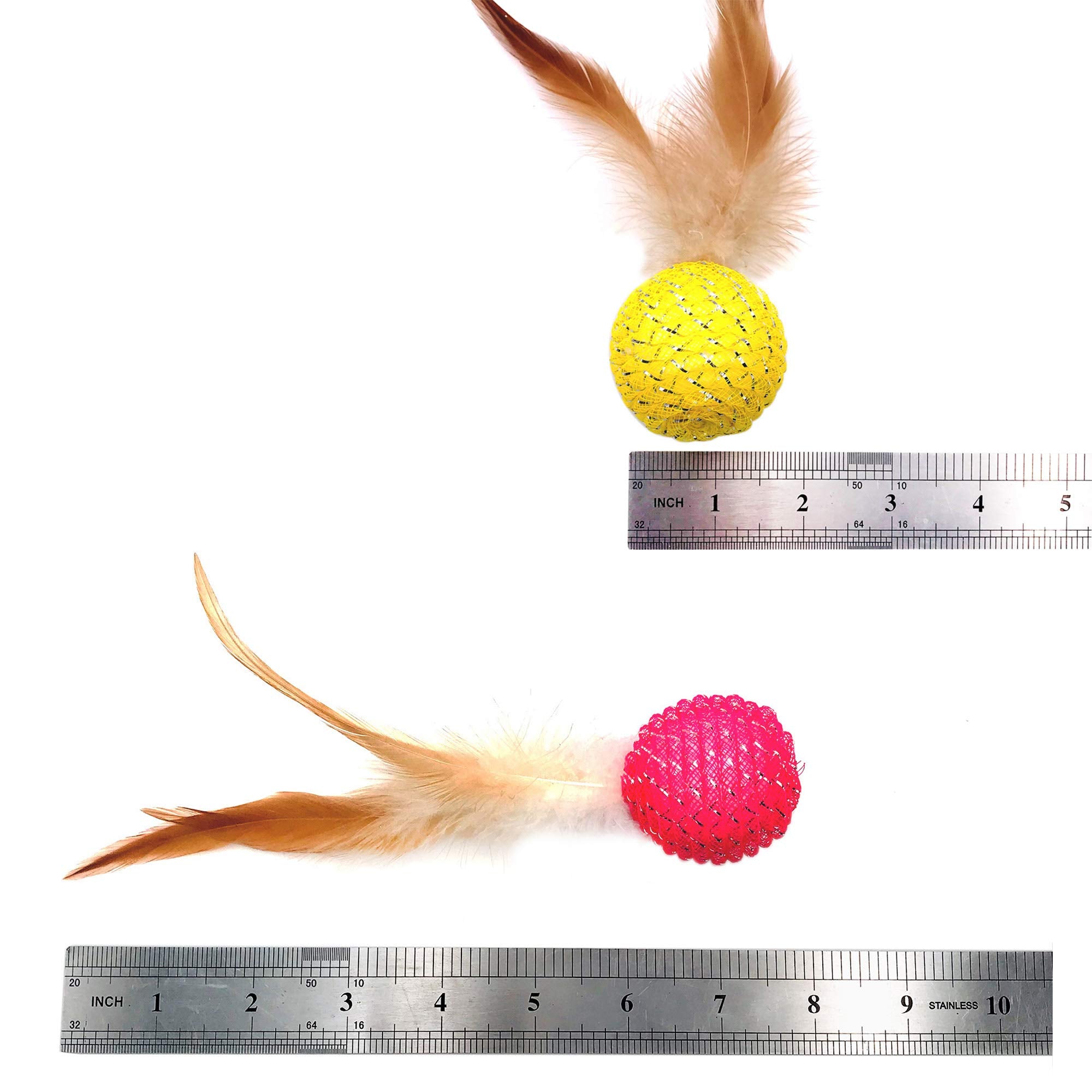 JpGdn rainbow colors aid quick visual tracking during batting sessions