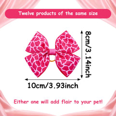 JpGdn rubber-band back bows offer secure, comfortable attachment for large pets.