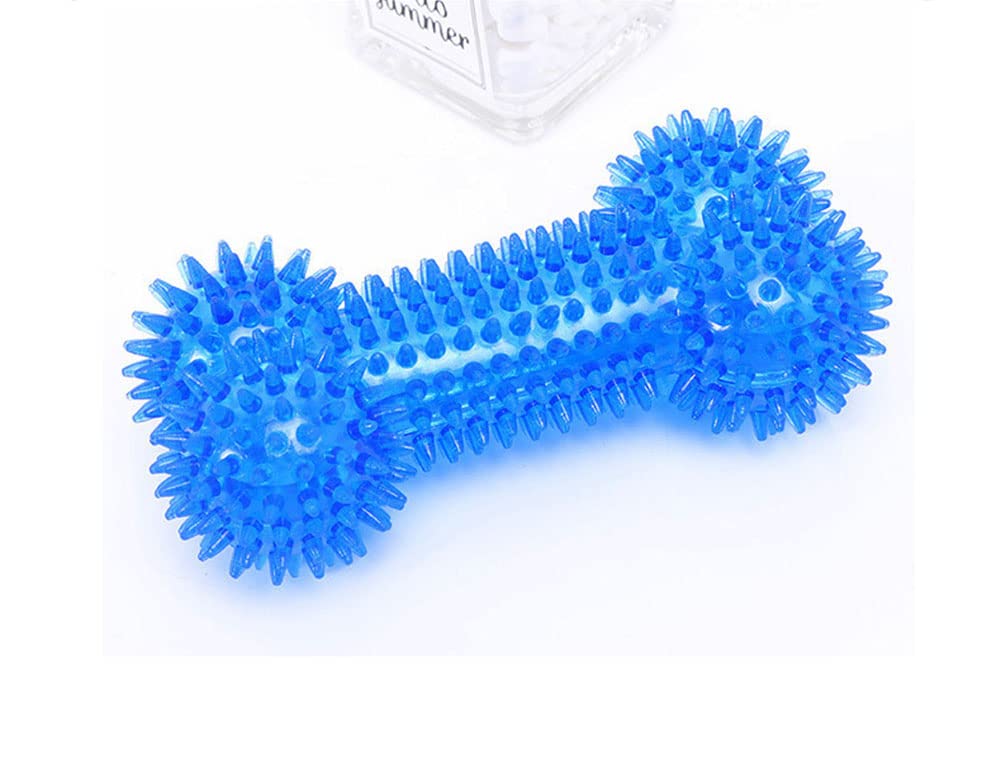 JQCUJQA treat-pocket bone toy blue lets you add spreads for rewards