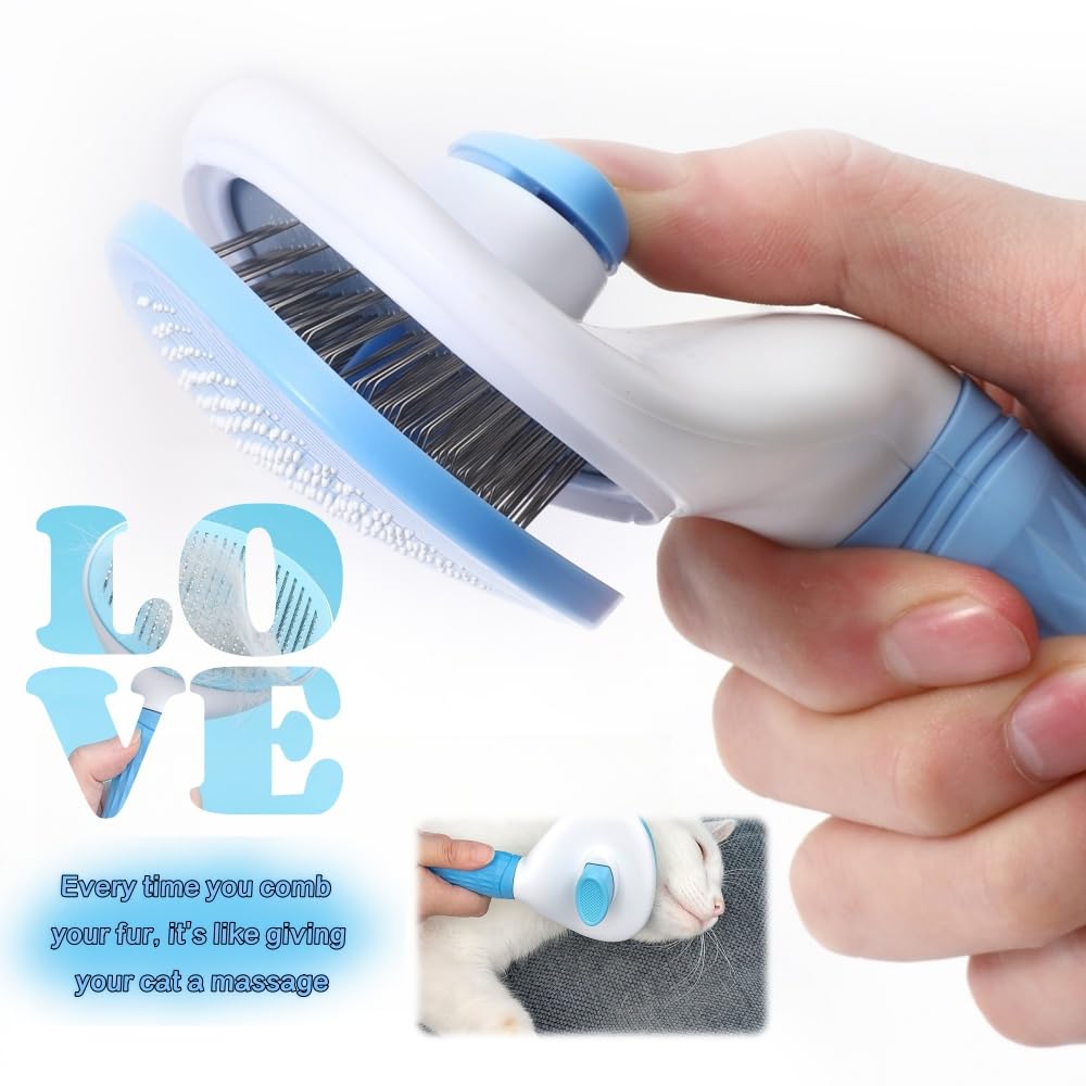 JRKOETY release-button fur disposal makes cleanup quick and hygienic.