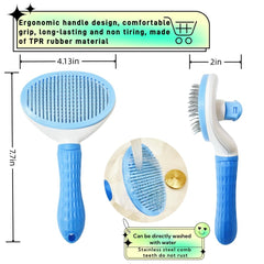 JRKOETY slicker grooming tool ergonomic grip promises comfortable, controlled grooming sessions.
