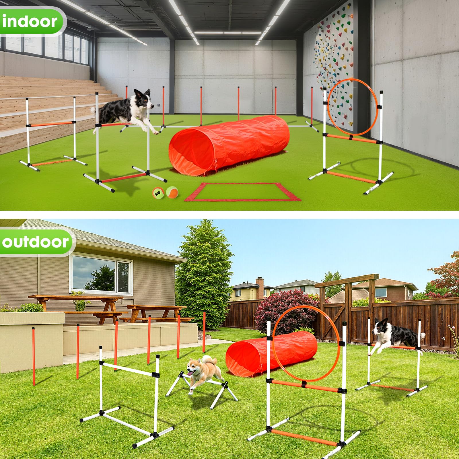 JRUICFDY carrying bags enable easy transport and quick setup anywhere
