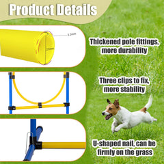 JRUICFDY jump ring for smooth obstacle crossing training.