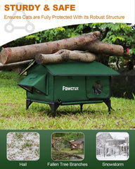 JLSAME escape door design provides escape route for outdoor cats.